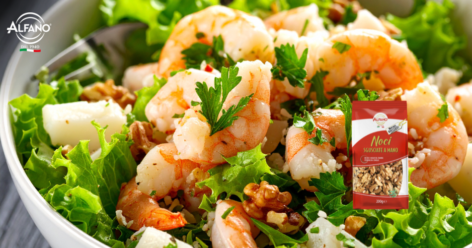 scampi alle noci