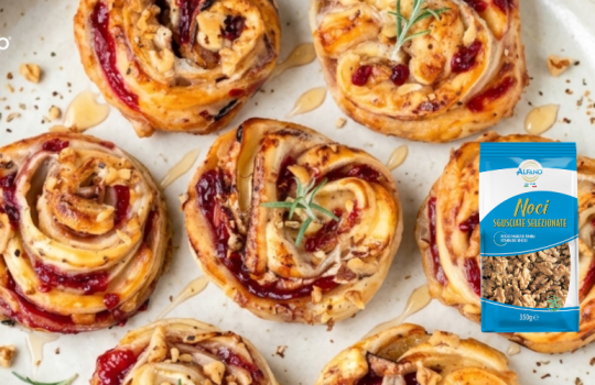 rose di sfoglia con noci